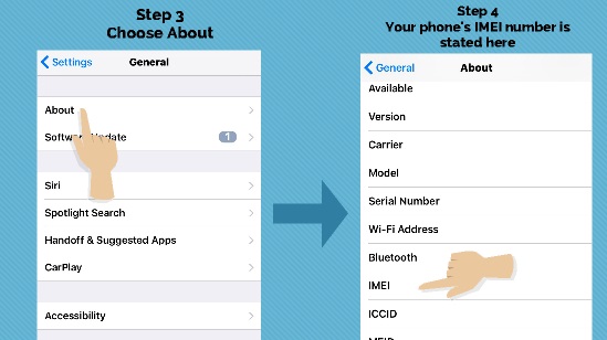 3 Ways How To Find Imei Numbers On Your Iphone My Phone Locater 1483