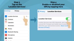 turn off gps iphone