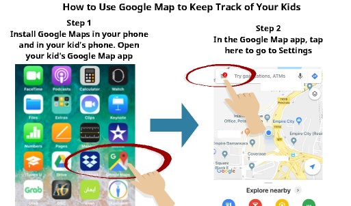 How to Use Google Map to Keep Track of Your kids