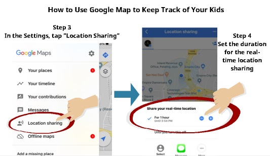 How to Use Google Map to Keep Track of Your kids