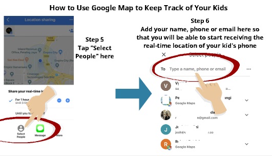 How to Use Google Map to Keep Track of Your kids