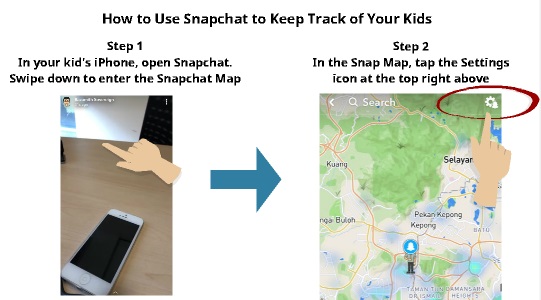 How to use Snapchat to keep track of your kids
