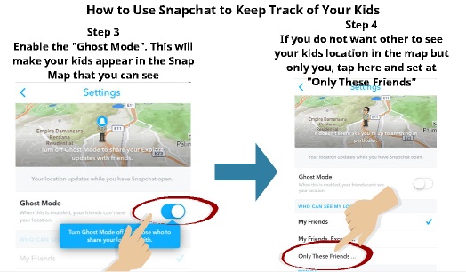 How to use Snapchat to keep track of your kids