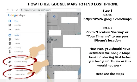 How to Use Google Maps to Find Lost iPhone