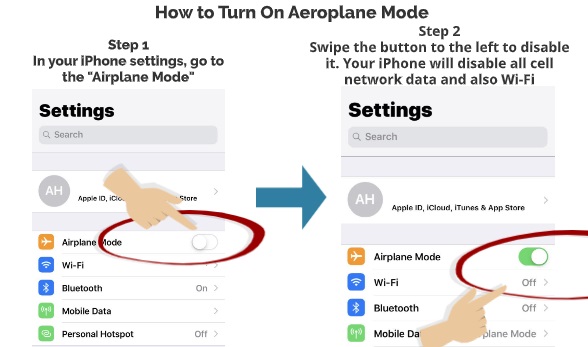 How to Turn On Aeroplane Mode