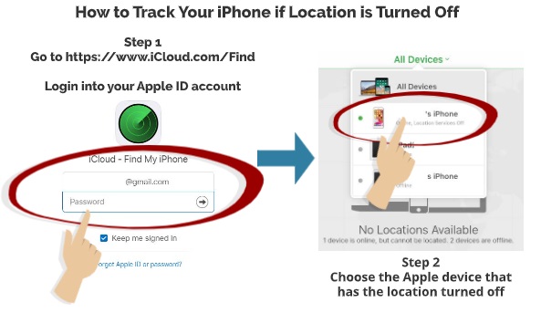 How to Track iPhone if Location is Turned Off 1
