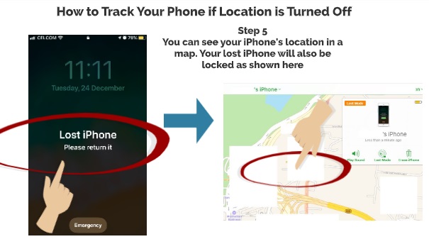 How to Track iPhone if Location is Turned Off 3