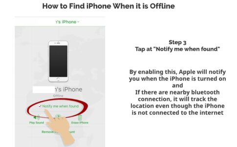 all devices offline find my iphone